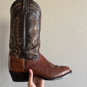 Tony Lama bull hide  Cowboy Boots